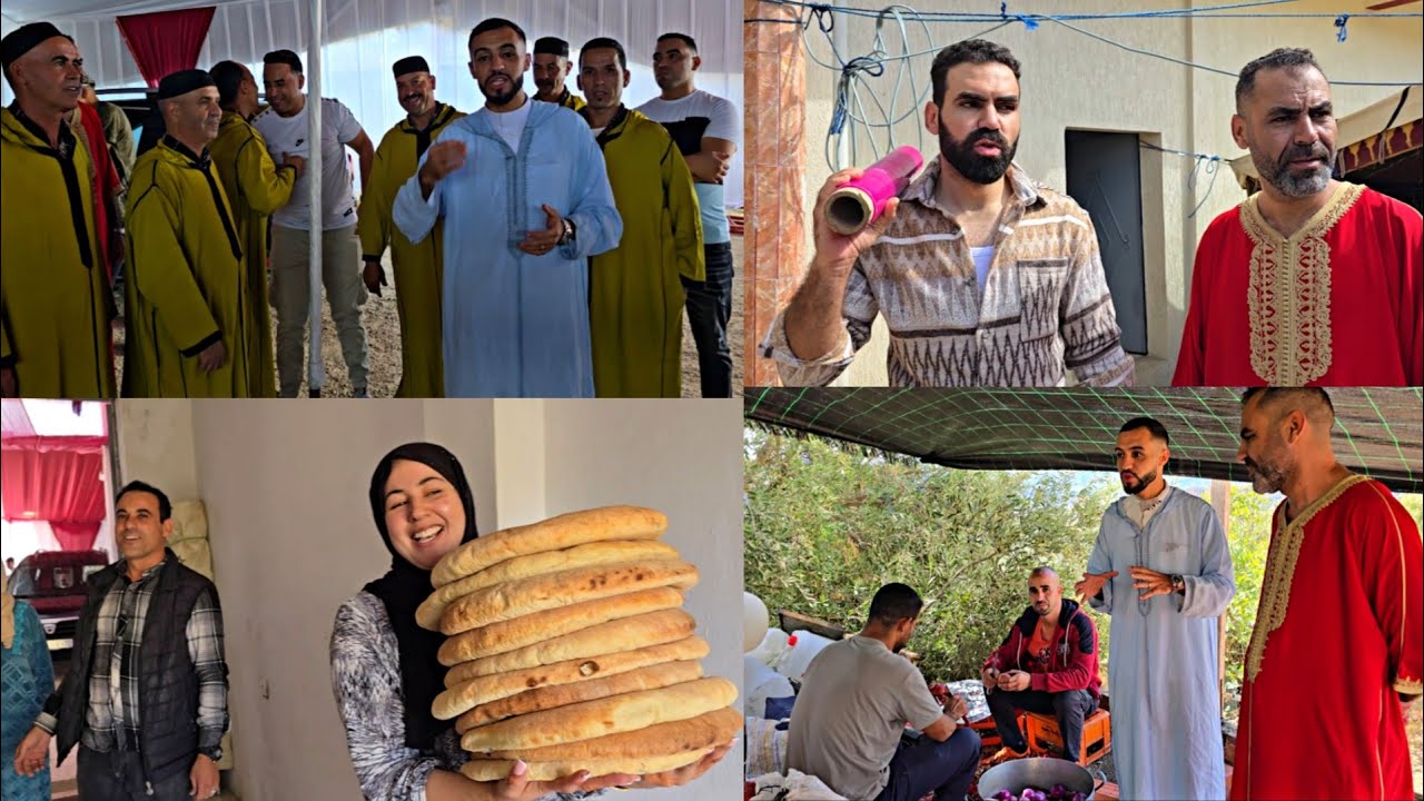 صباح العرس الأول الضيوف جاو و الغياطة وصلوا روينا و البلبالة