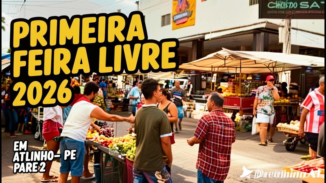 PRIMEIRA FEIRA LIVRE EM ALTINHO-PE 2026 PARTE 2