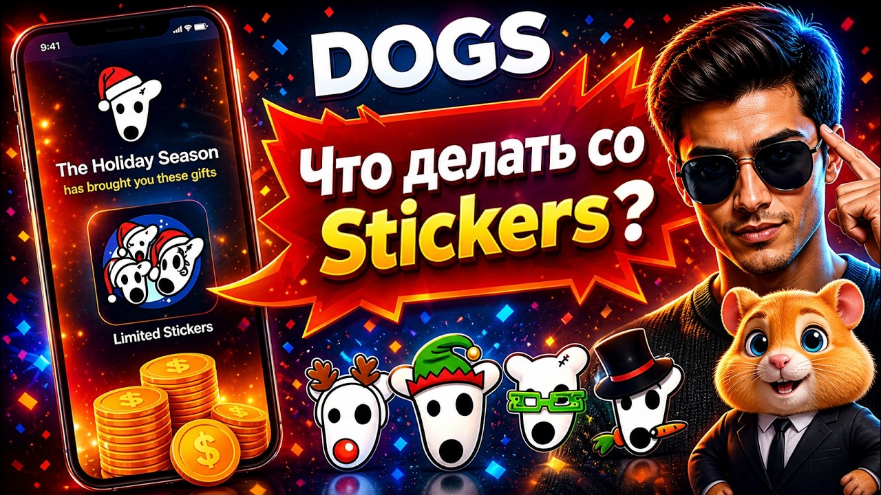 Как продать стикеры DOGS в Telegram и заработать?