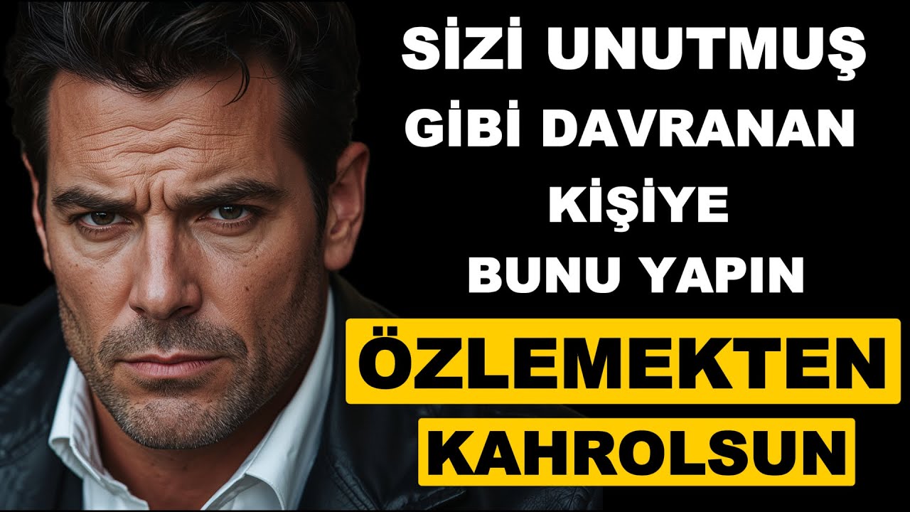 Sizi GÖZARDI Edip, UNUTMUŞ Gibi Davranana ; Bunu Deneyin ve NE Olacağını Görün – Stoacılık