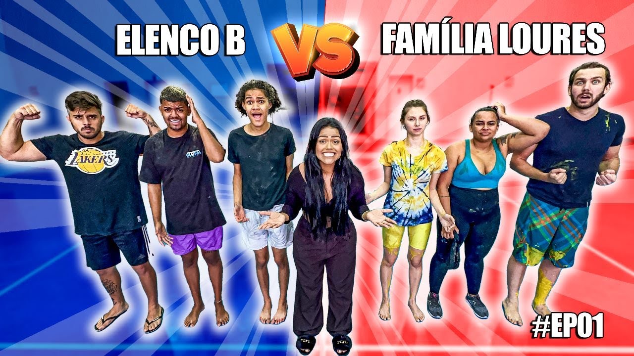 O ÚLTIMO A SAIR DA QUADRA GANHA R$10.000 !!! (Família Loures VS Elenco B) EP 1