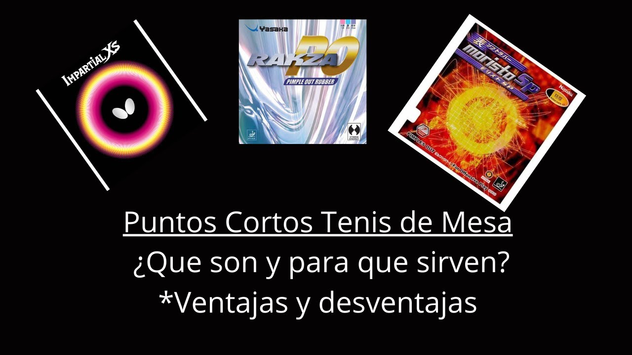 Poro Corto Tenis de mesa. Ideal para un estilo de juego ofensivo.!!!