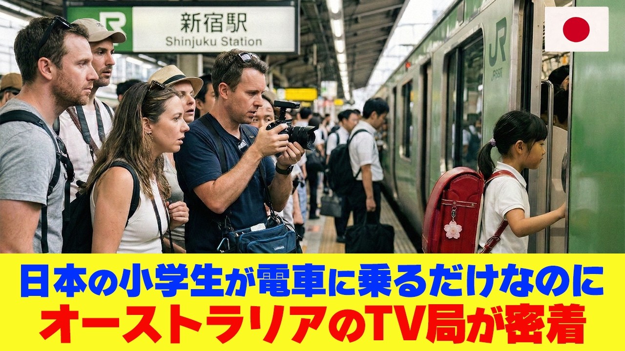 【海外なら違法】日本の親は逮捕されないの？と世界が驚愕…7歳の小学生が登校する姿に先進国のテレビ局が密着取材！海外の反応