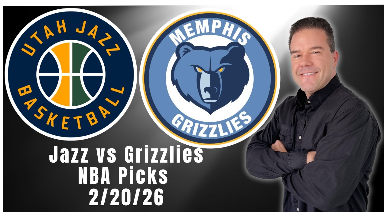 Jazz vs Grizzlies 2/20/26 NBA Picks and Predictions | Scott Rickenbach NBA Best Bet & Betting Tips