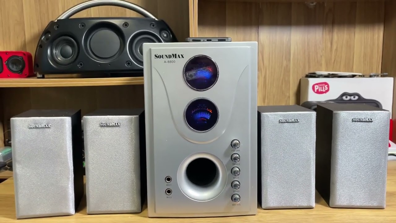 Loa vi tính soundmax A8800 màu bạc trắng siêu hiếm