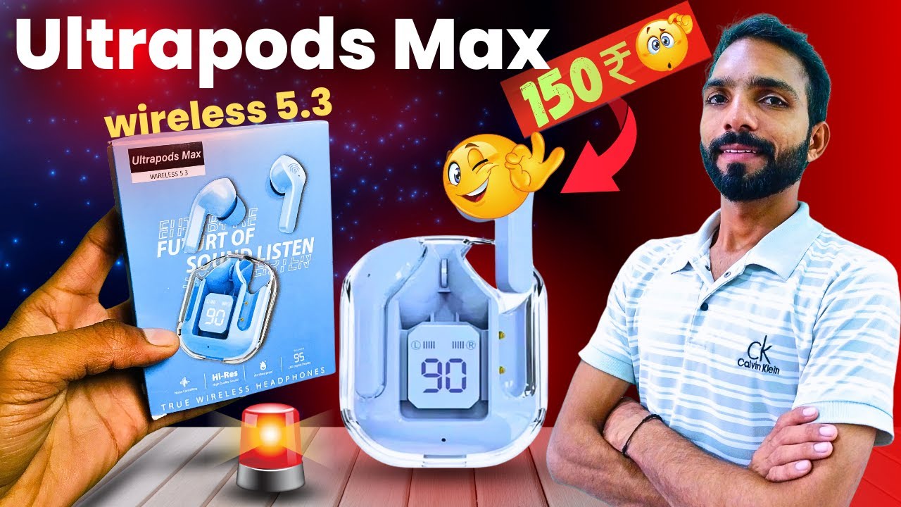 Best Earbuds under Rs 200? Ultra-Pods Max Wireless Noise Cancelling Earbuds Put to the Test!