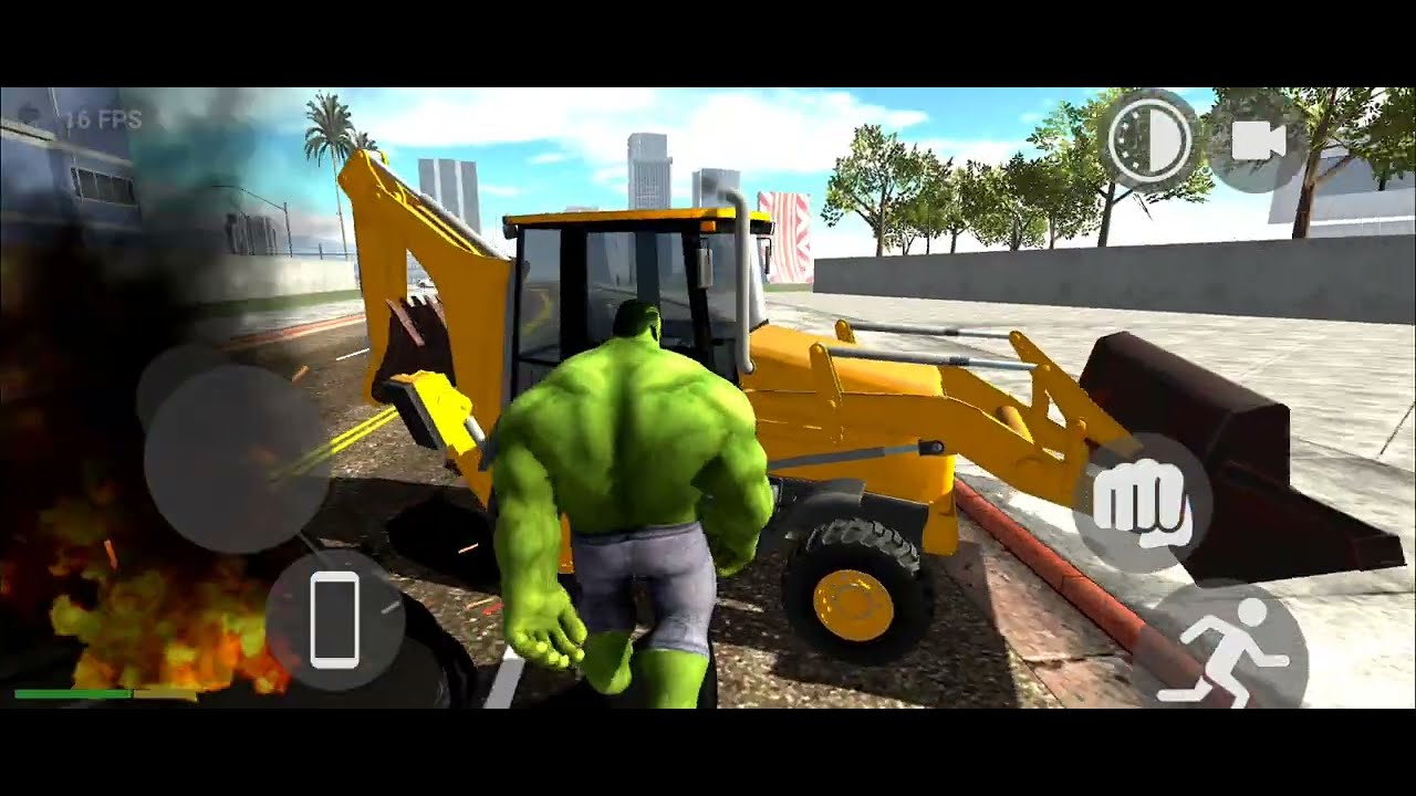 Hulk JCB machine indian bikes driving 3d 
