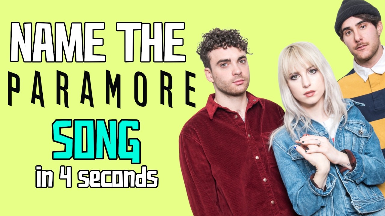 Name the Paramore Song in 4 SECONDS (86 Songs)