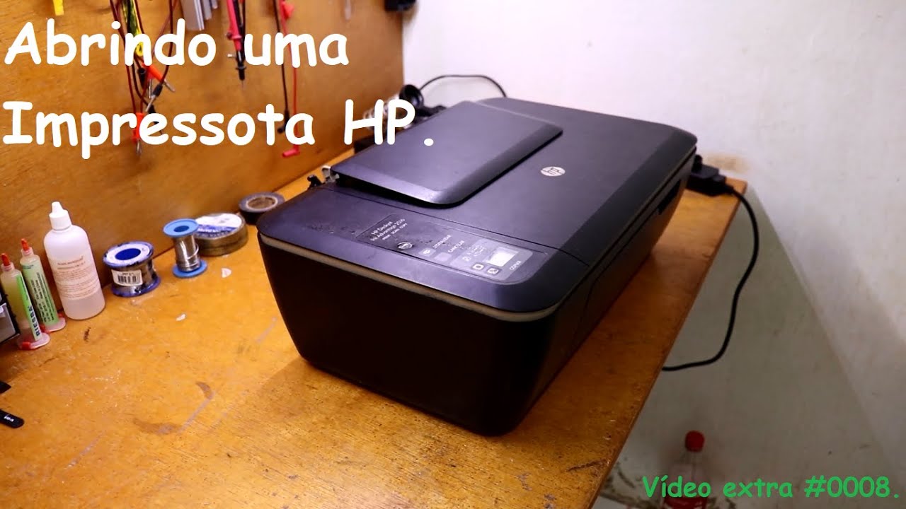 Desmontando uma impressora HP | V&iacute;deo extra #008