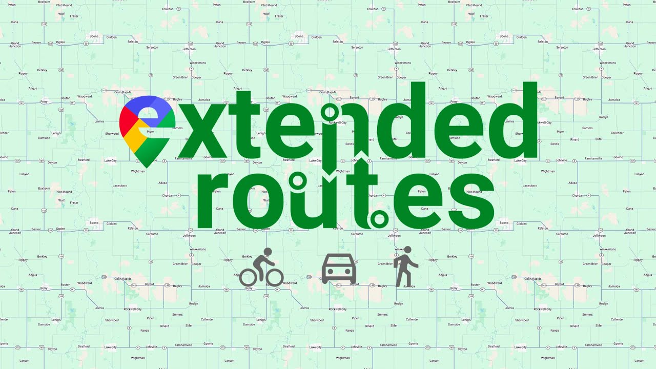 Plan Longer Routes with Google Maps Extended Routes - perfect for motorbikers and cyclists
