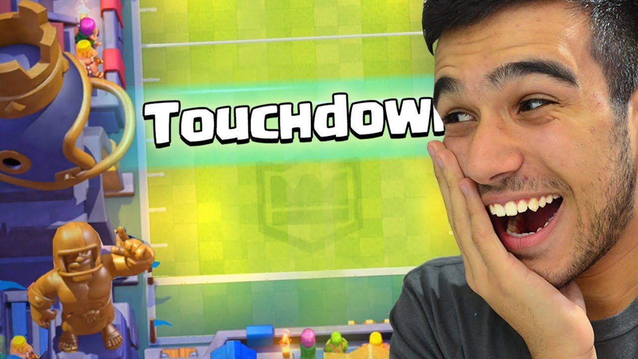 JOGUEI O NOVO MODO DE JOGO TOUCHDOWN PELA PRIMEIRA VEZ! CLASH ROYALE