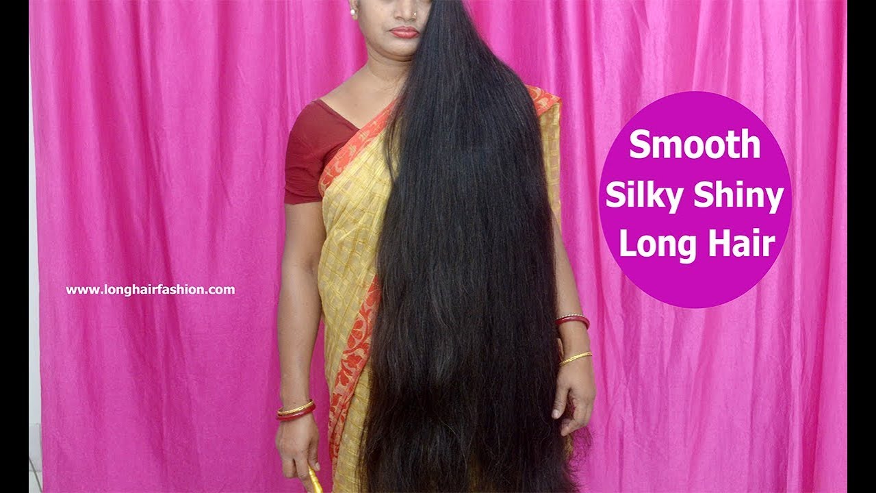 Silky Shiny Smooth Hair Brushing after Shampoo || Natural Hair Smoothening