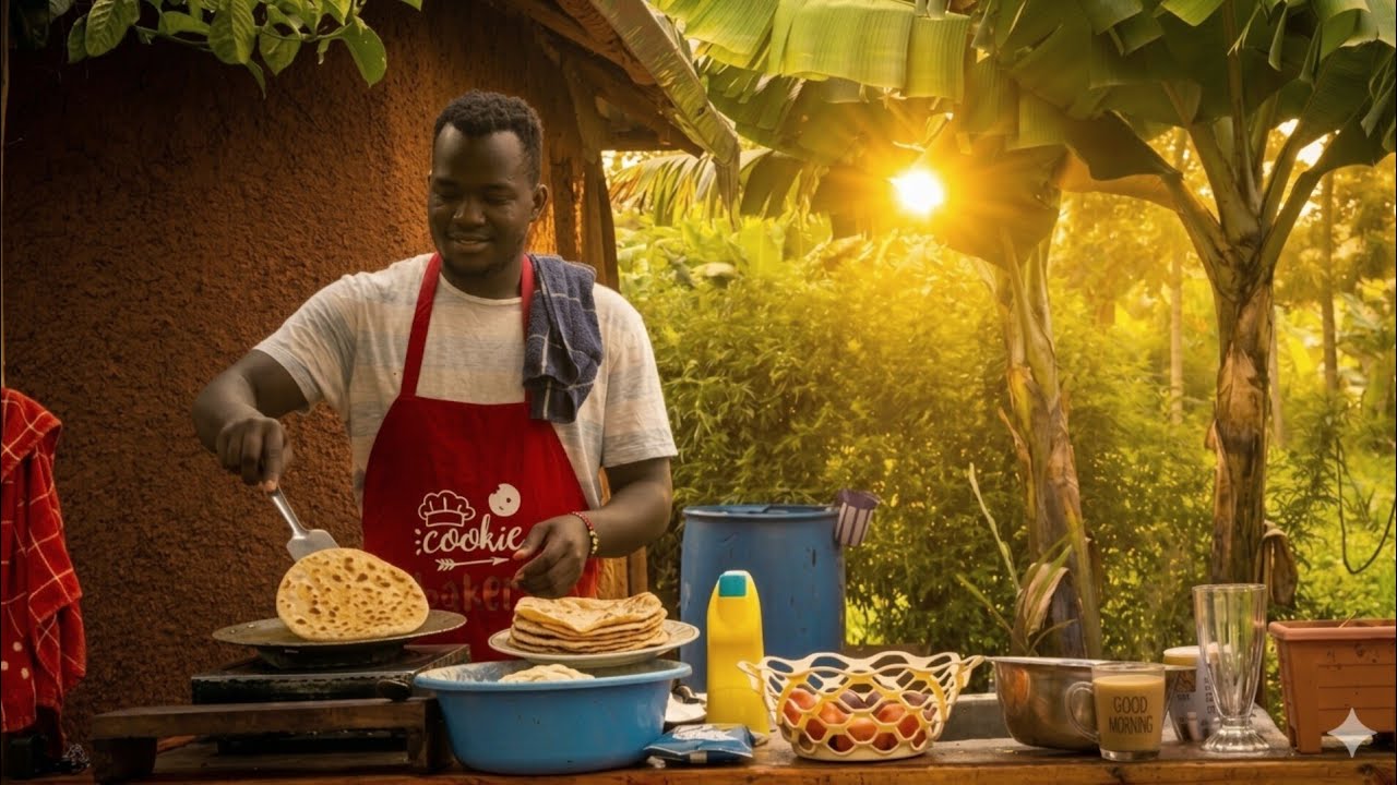 A Calm Evening Cooking Chapati Outdoor at My Offgrid Farm|Sunset & Peace.