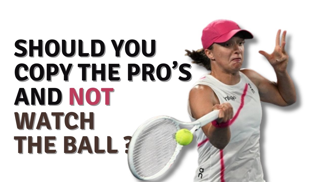 The TWO different methods that pro players use to watch the ball.