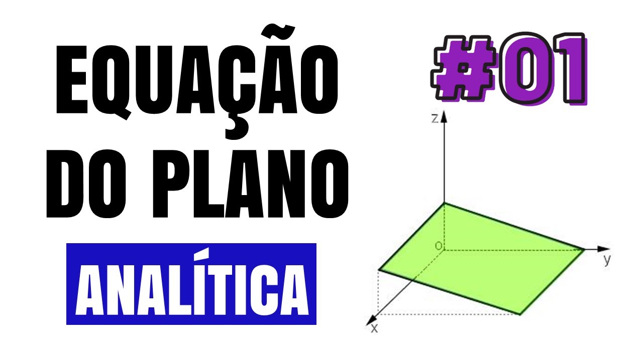 EQUAÇÃO DE UM PLANO # 03