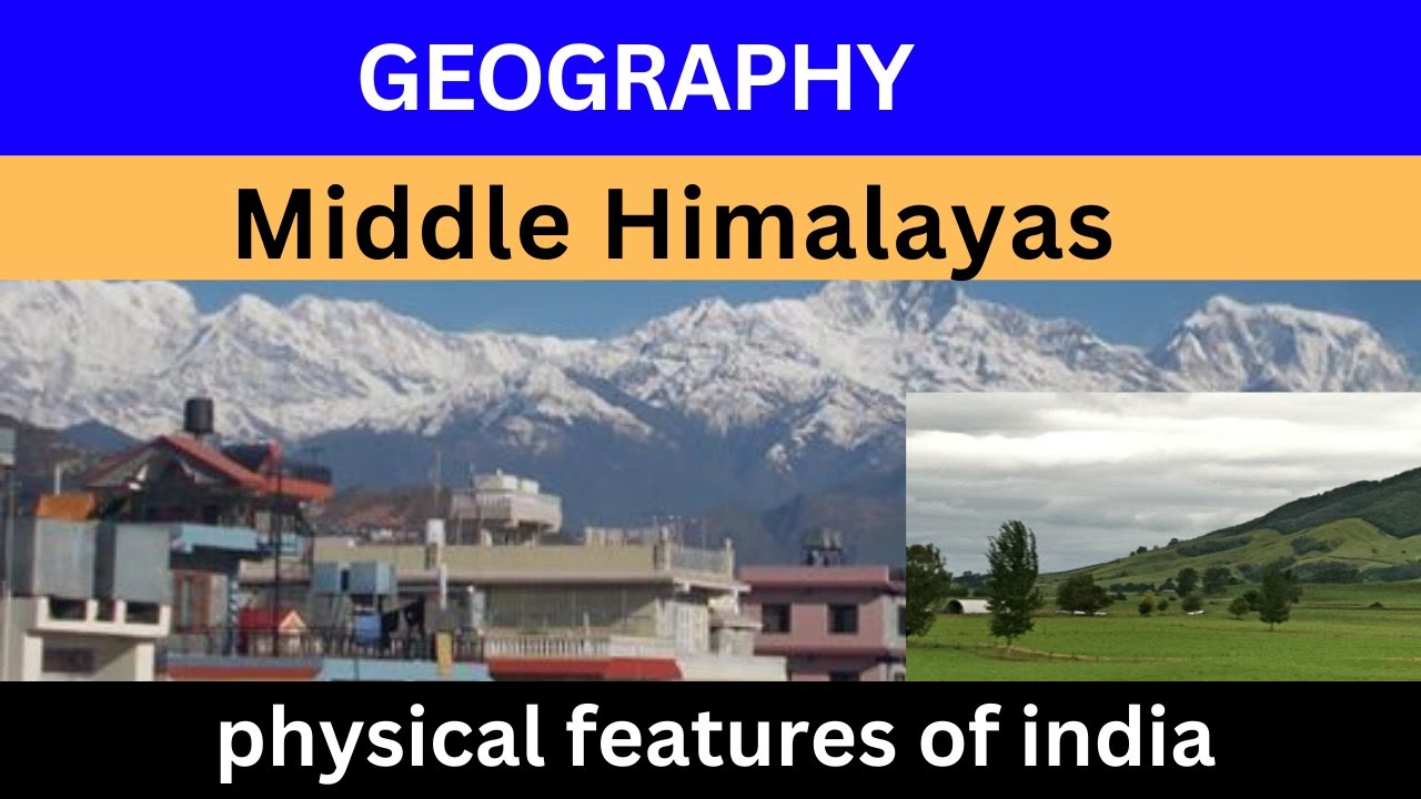 Indian geography; Himalayan mountain ranges | Middle Himalayas | Lesser Himalaya #ssc  #jkssb #jkpsc