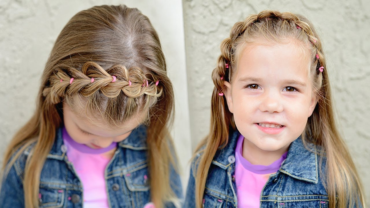 Pull Through Headband Braid - School hairstyle Step by step tutorial