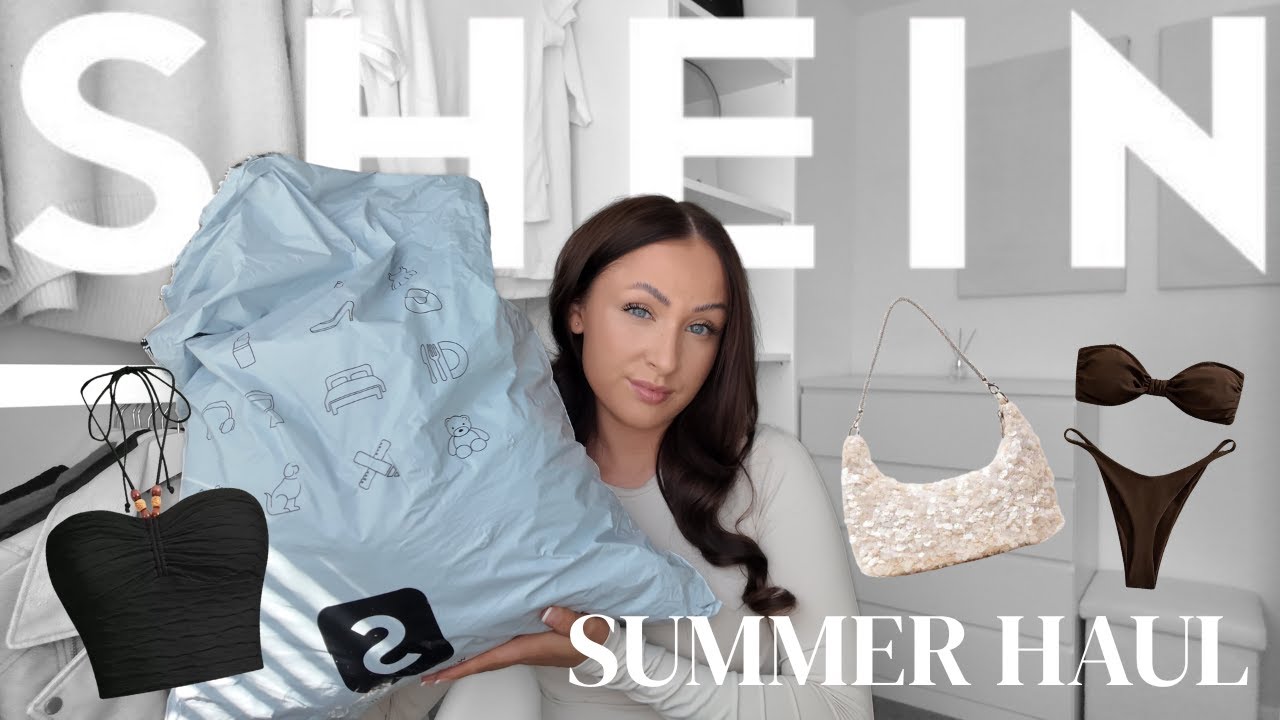 SHEIN TRY ON HAUL SUMMER 2025 🤍 *holiday outfit inspo* swimwear, tops, bags & accessories