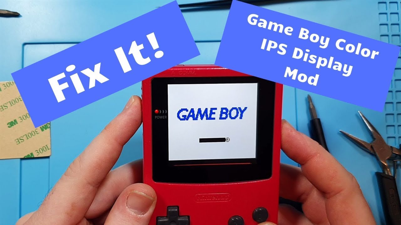 Game Boy Color IPS Display Mod