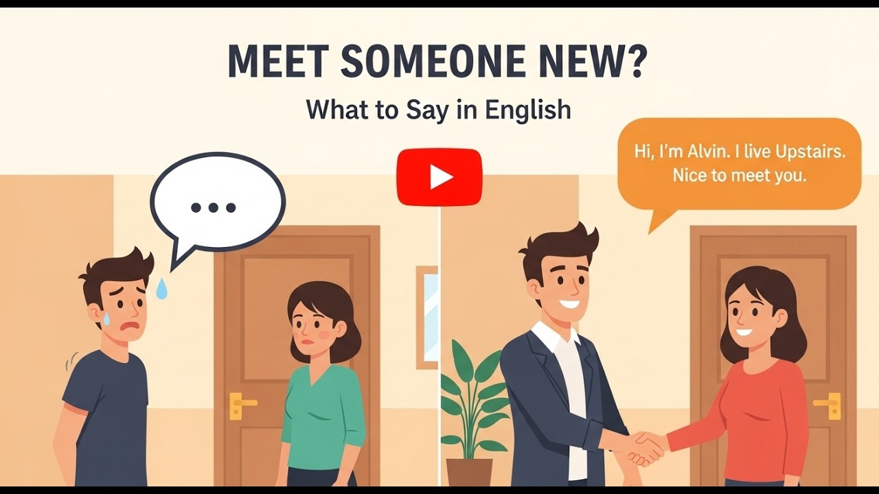 Meet Someone New? English for Introductions & Small Talk