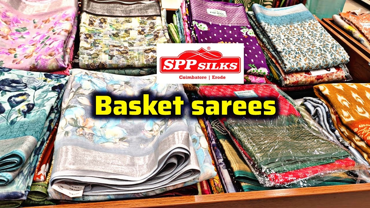 Spp silks coimbatore‼️linen cotton sarees collections‼️#sppsilks #thottisarees #coimbatore 