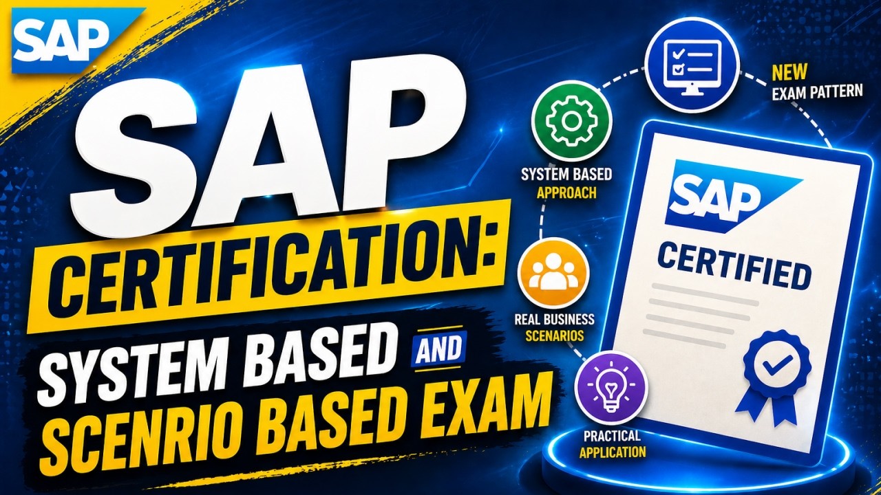 Сертификация SAP | Новый формат экзамена 2026 года: объяснение | Разбор экзаменов на основе систе...