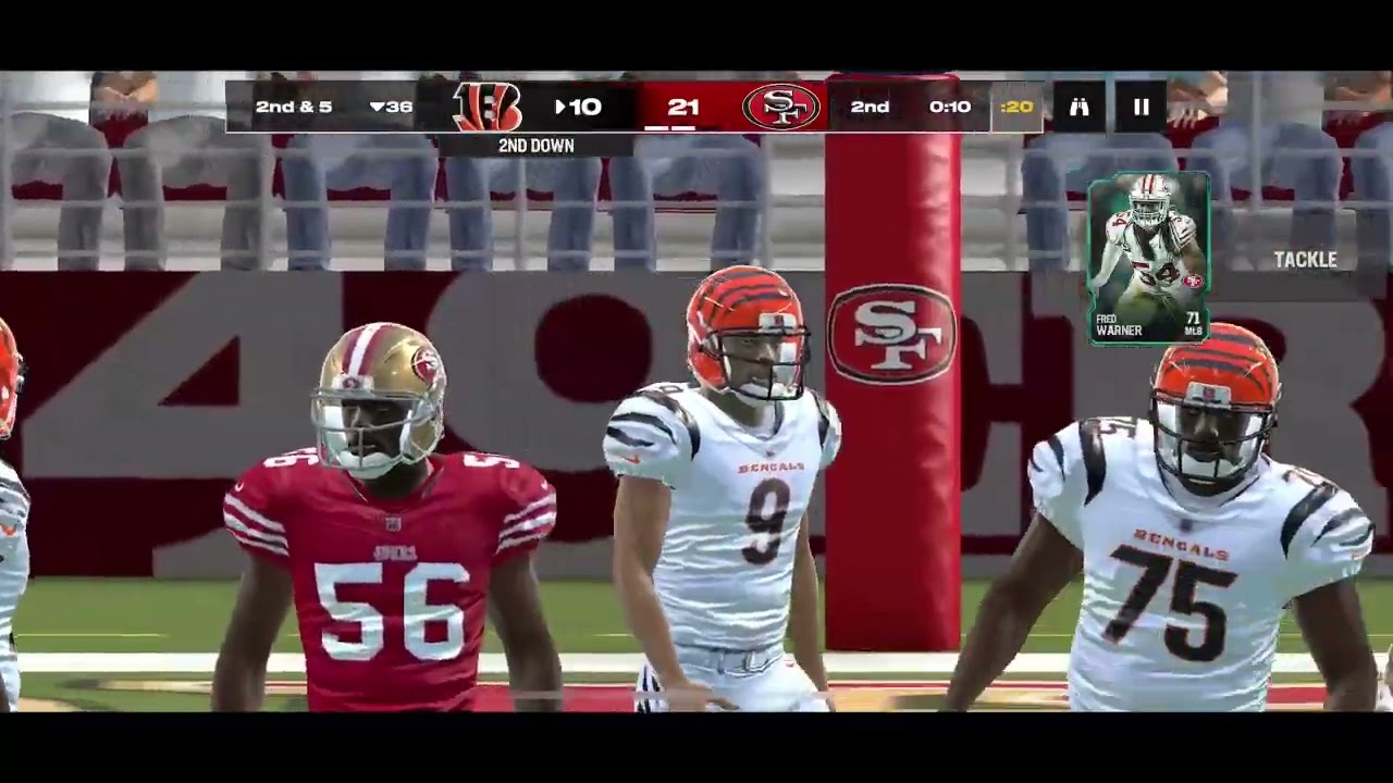 Bengals @ 49ers Wk 5 S18