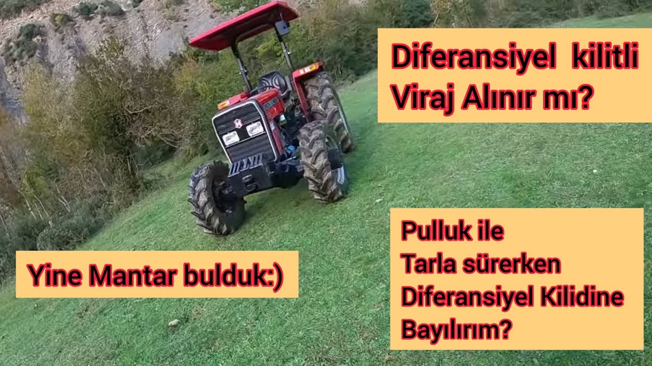 Traktör Diferansiyel Kilidi Pulluk ile Kullanılır mı / Diferansiyel Kilidi ile Viraj Alınır mı?