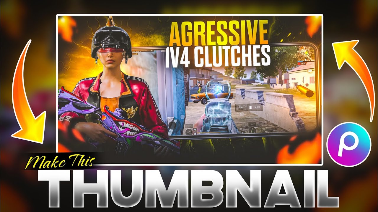 Make This Amazing Thumbnail In PicsArt 🔥@gameplaywithgaurav
