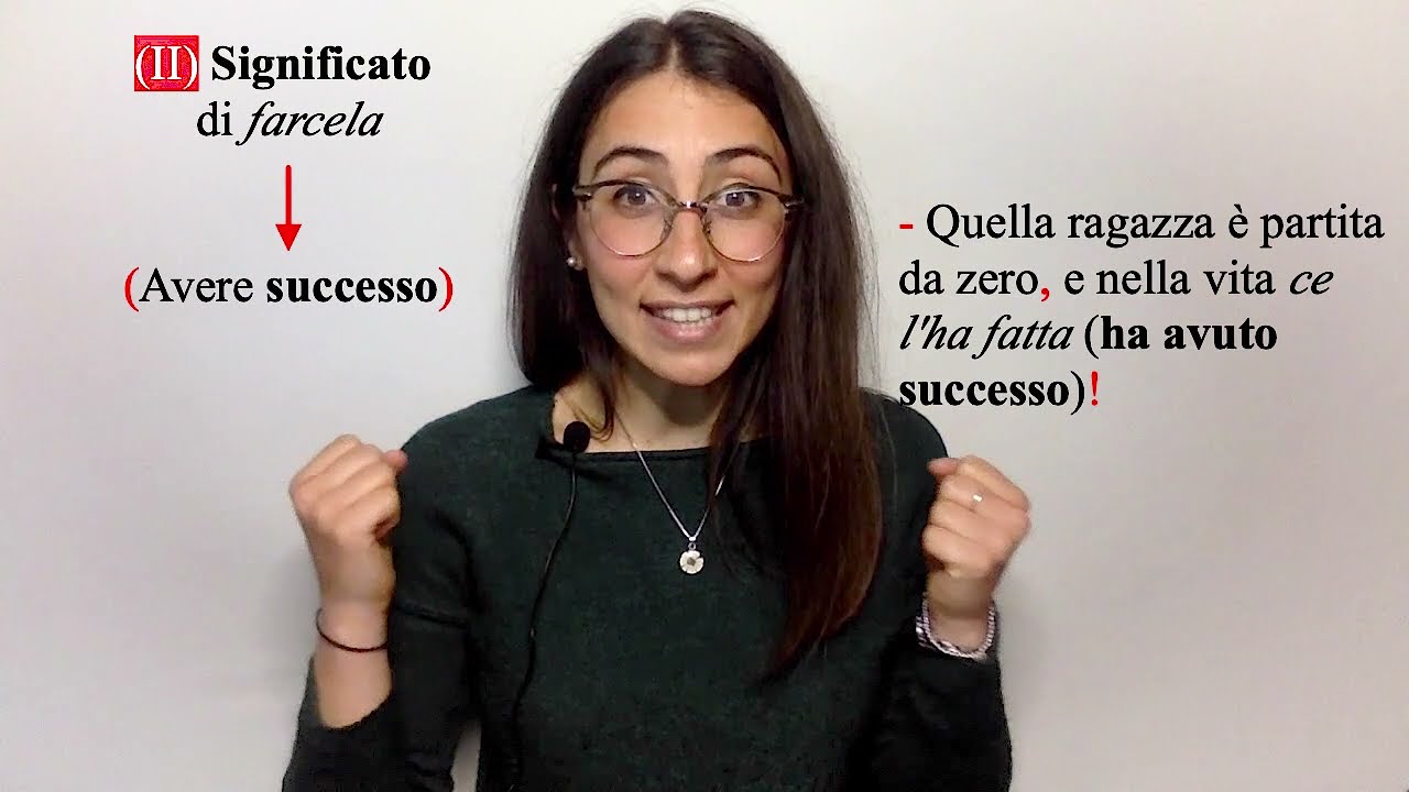 Differenza tra FARCELA e CAVARSELA in italiano | Imparare italiano