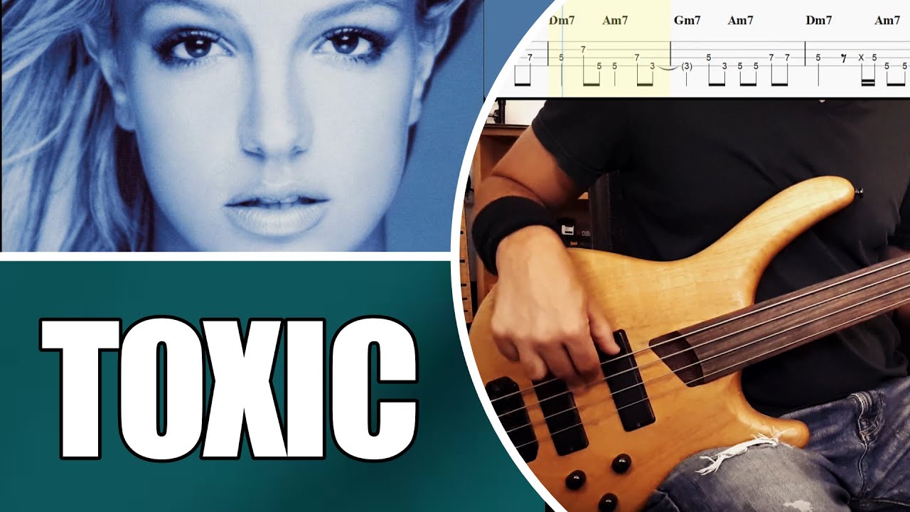 Toxic - Britney Spears | Bass cover with tabs #44