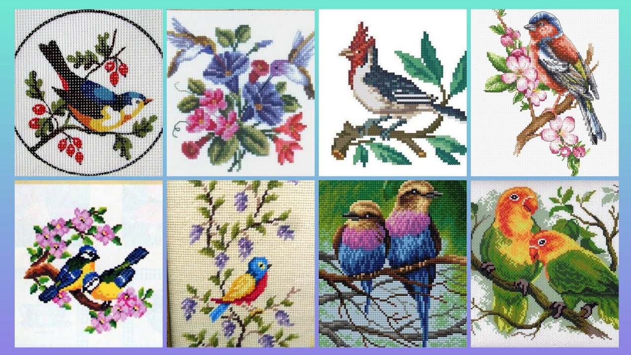 Gorgeous cross stitch patterns /countable embroidery #charsutikarhai/latest dosuti design ideas2026