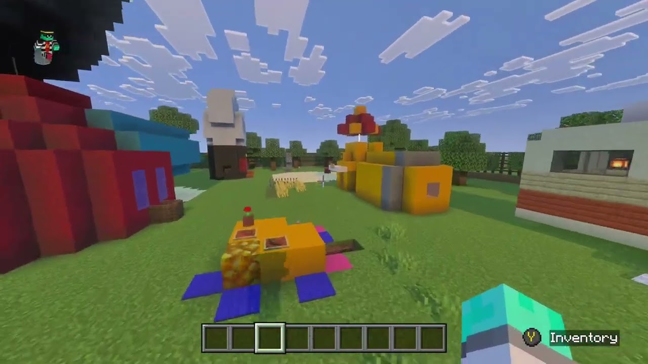 Mickey Mouse club house in Minecraft 