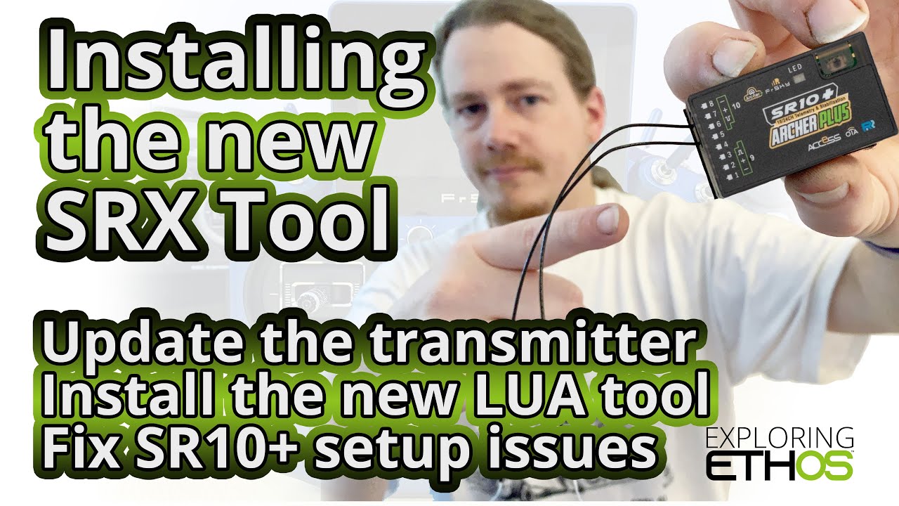 How to fix configuring the Archer Plus stabilised receivers: Installing the FrSKY SRX LUA scripts