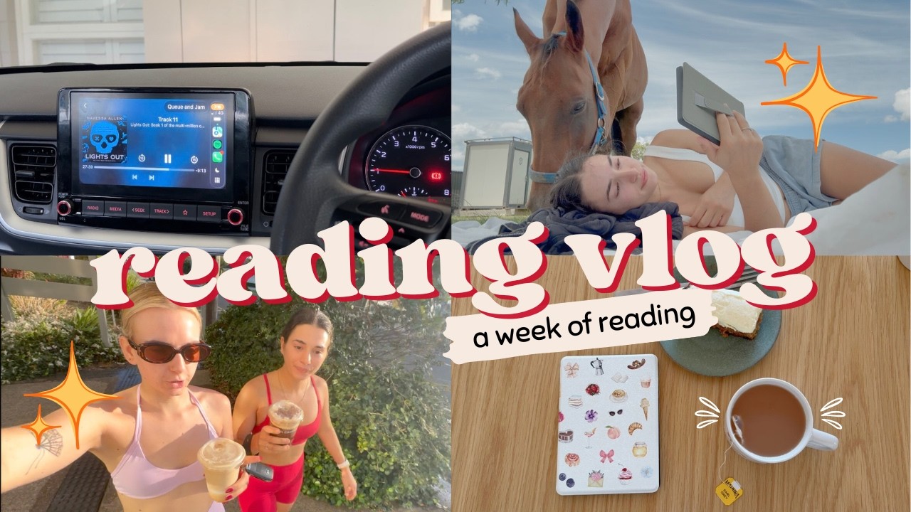 VLOG! a week of reading 📚❤️‍🔥