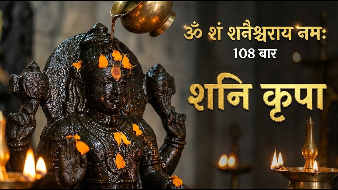 धैर्य, स्थिरता और शांति के लिए | ॐ शं शनैश्चराय नमः | Om Sham Shanaishcharaya Namah | Shani Mantra