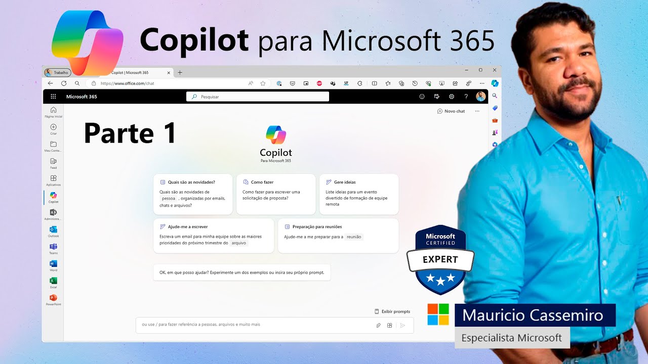 Conheça o Copilot para Microsoft 365 - Parte 1, por Mauricio Cassemiro