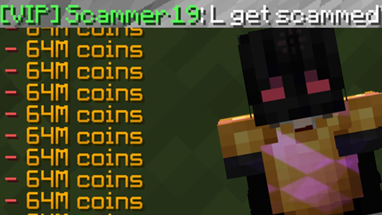 Trolling Scammers in Hypixel Skyblock