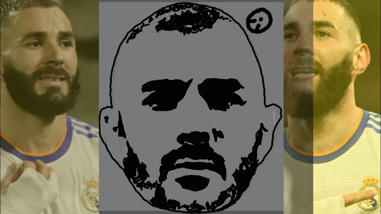 KARIM BENZEMA Live Drawing of Sketch Easy - NFT