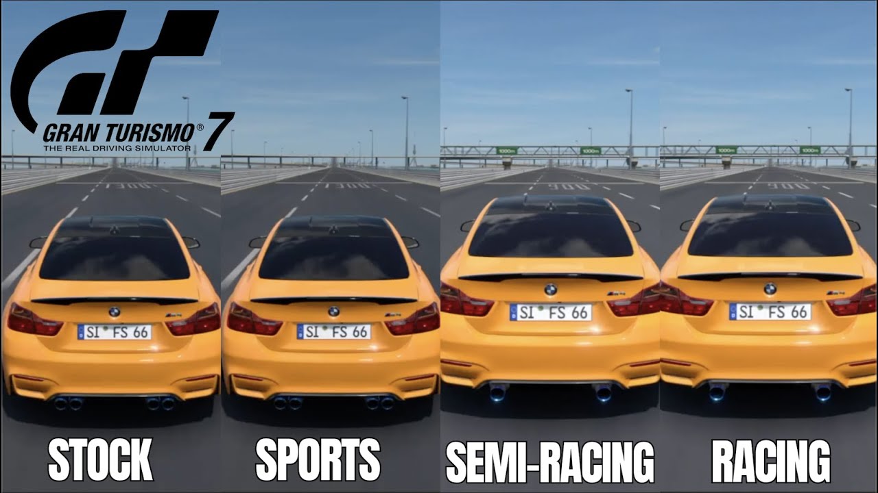GT7 - BMW M4 | Exhaust Sound Comparison