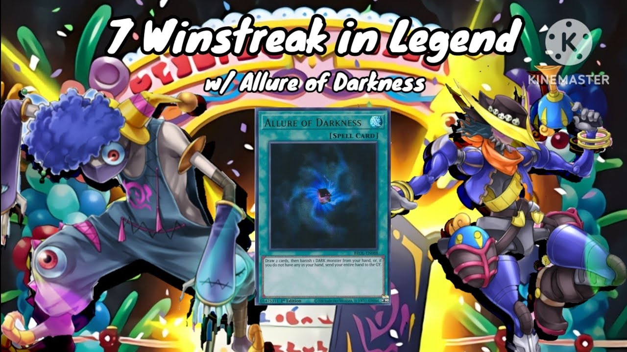Abyss Actors: 7 Winstreak in Legend! More Consistent with Allure of Darkness! | Yu-Gi-Oh! Duel Links