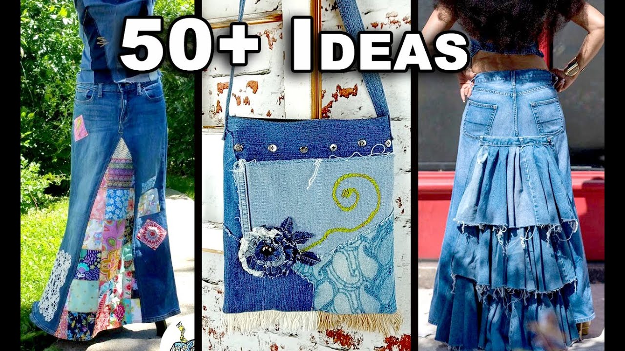 50+ Genius Ways to Upcycle Your Jeans for a New Wardrobe