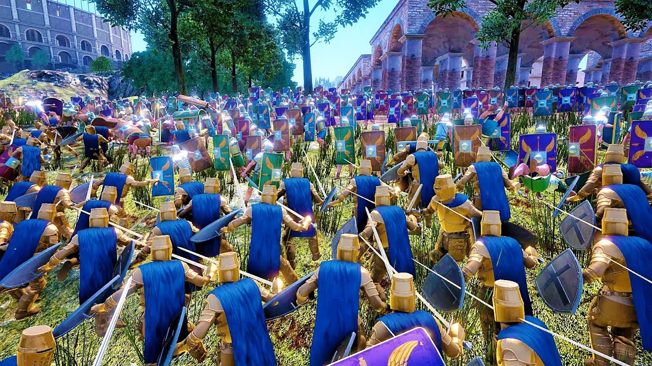 Golden Knight Lay Siege To Roman City | Ultimate Epic Battle Simulator | UEBS