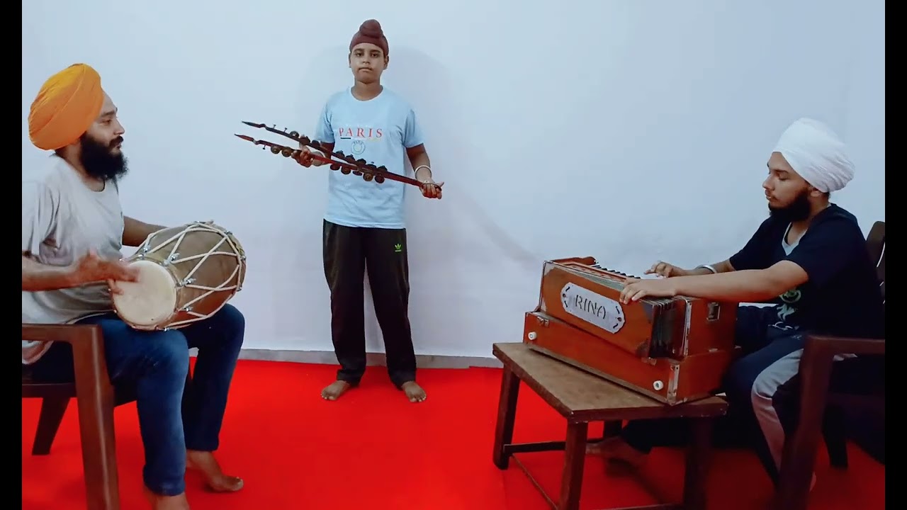 Ratti teri ve dhol merea ..... Punjabi folk song @swarmusicacademy7737 by student