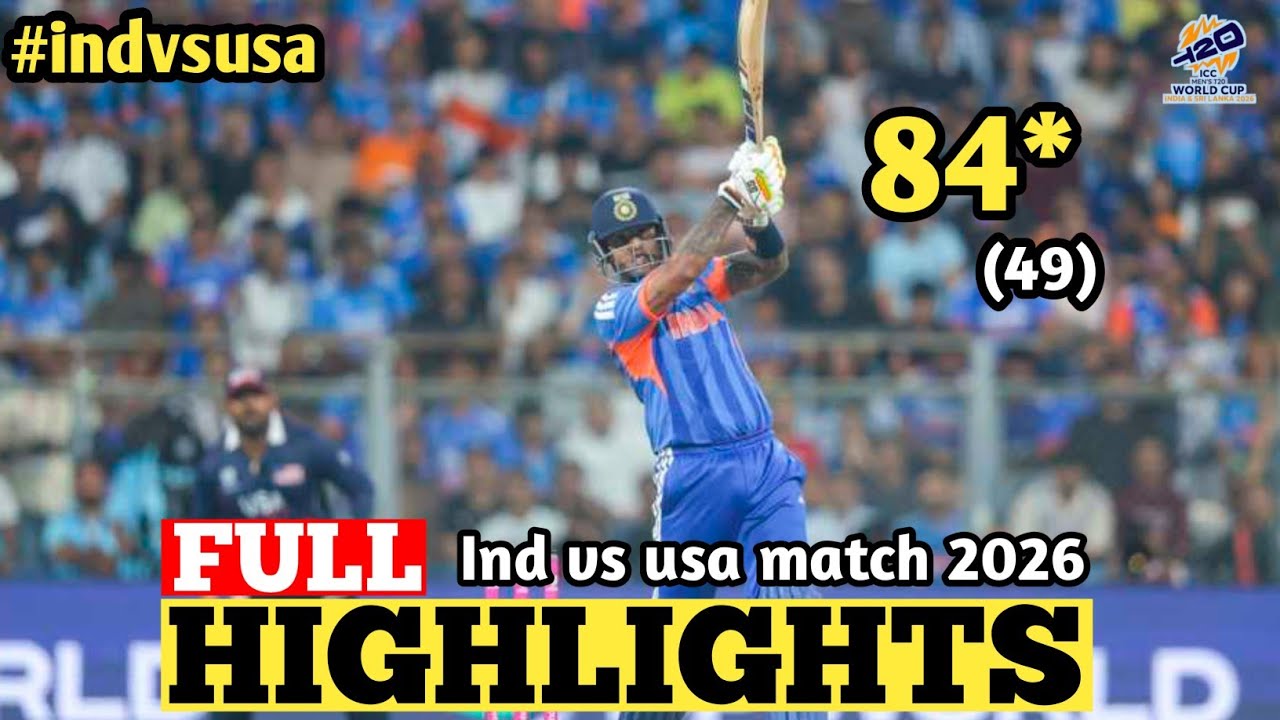 IND vs USA T20 World Cup 3rd Full Match Highlights| IND vs USA 3rd World Cup Match Highlights