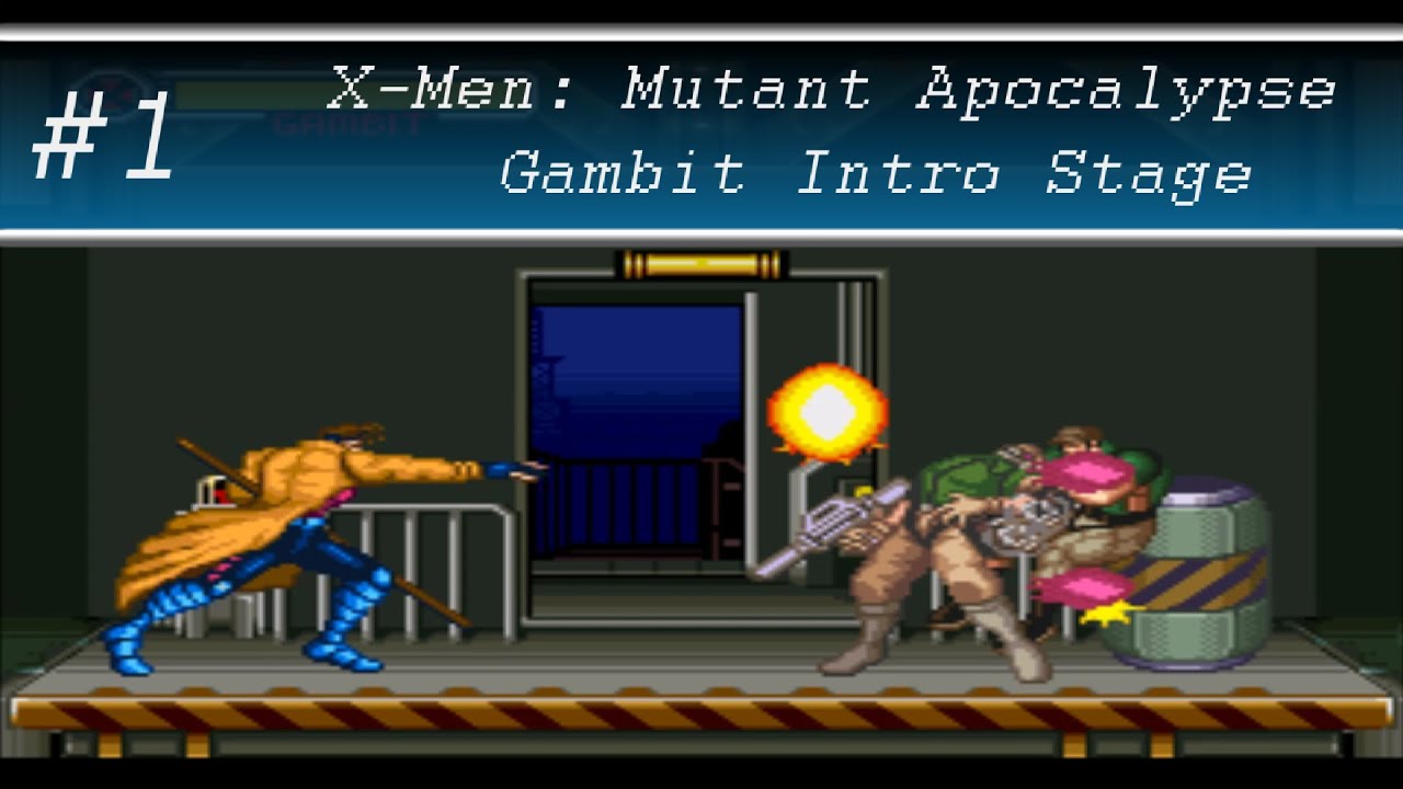 X-Men: Mutant Apocalypse Perfect Run - Gambit Intro Stage