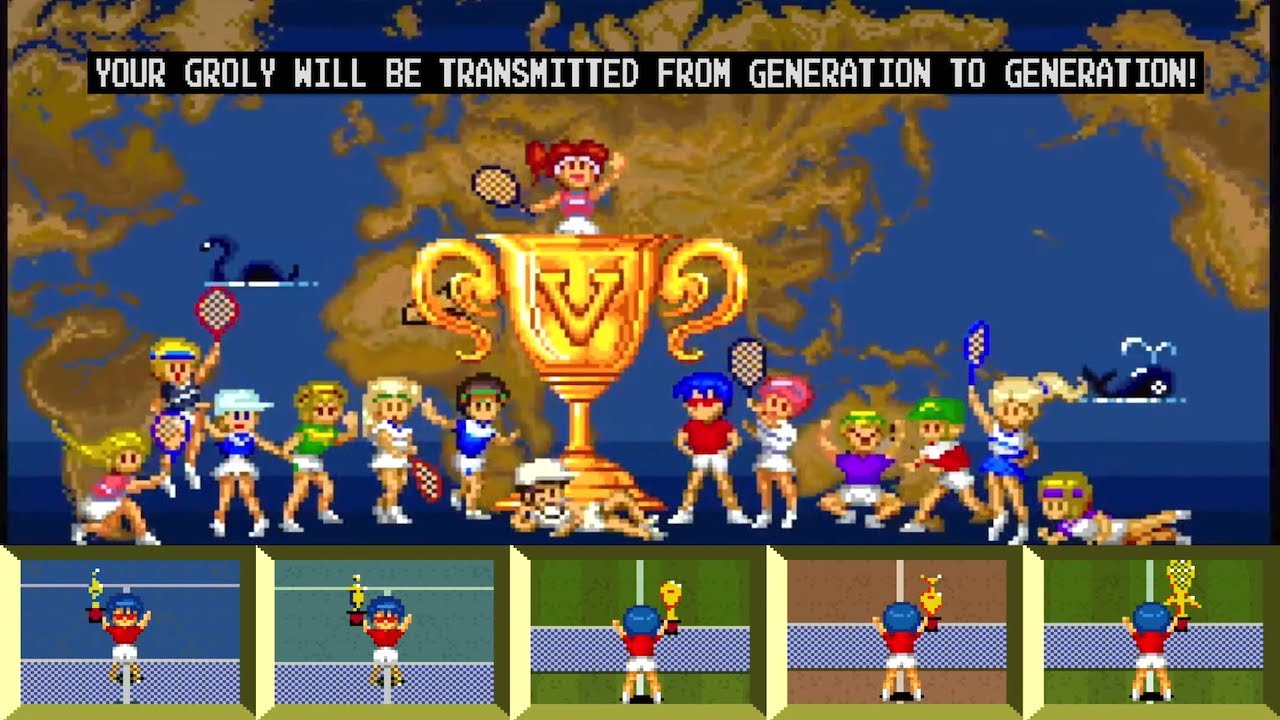 Smash Tennis ▷ Tournament Mode ▷ Singles ▷ Longplay