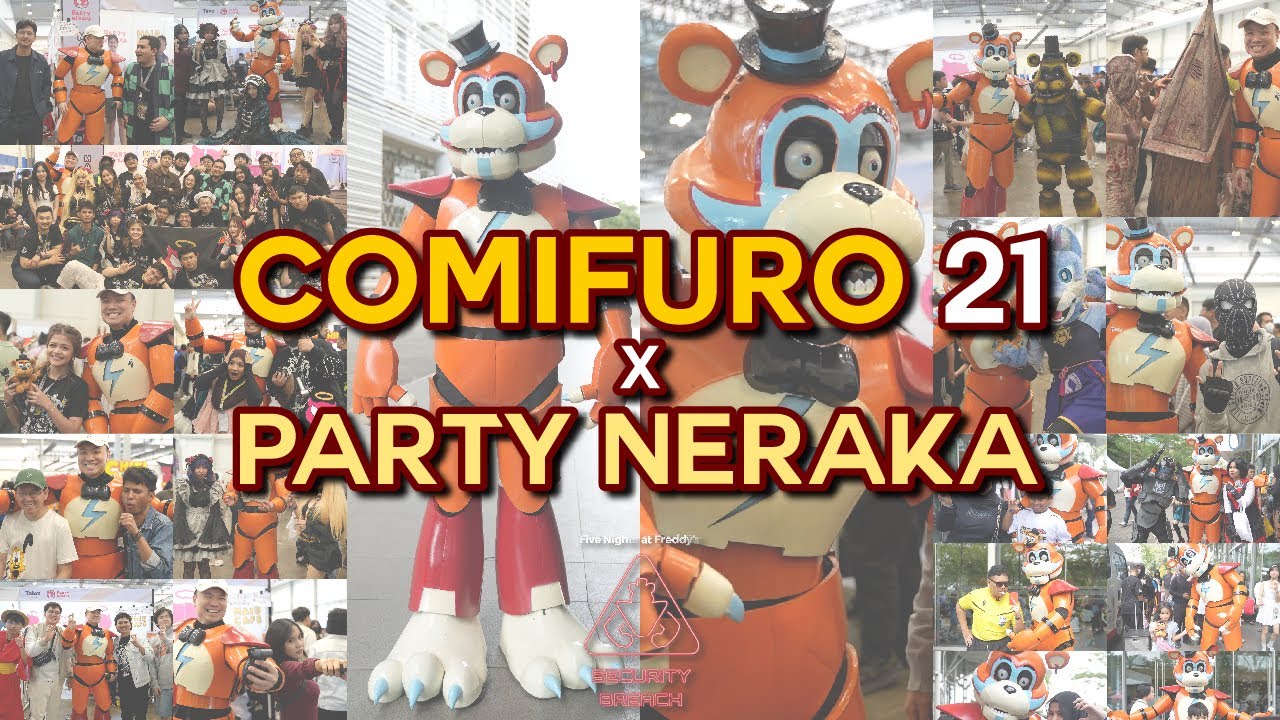 COMIFURO 21 x PARTY NERAKA - Balik dengan GLAMROCK FREDDY V2 !!