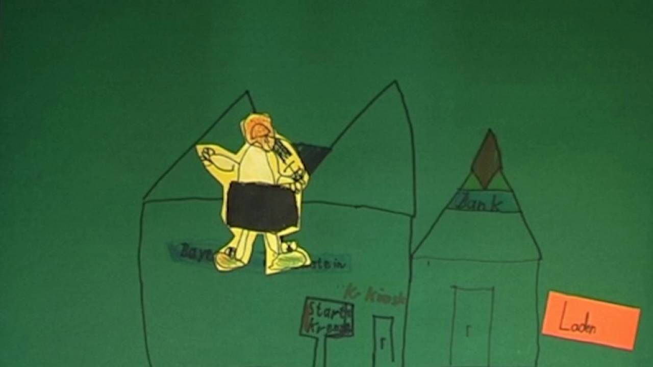 TrickfilmStudio - Marsm&auml;nnchen auf der Erde