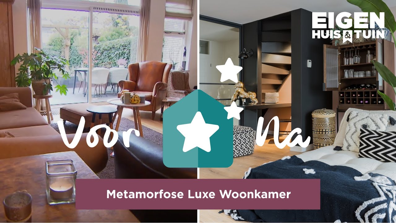 Van donker en gedateerd naar fris en lichte woonkamer | Metamorfose | Eigen Huis & Tuin